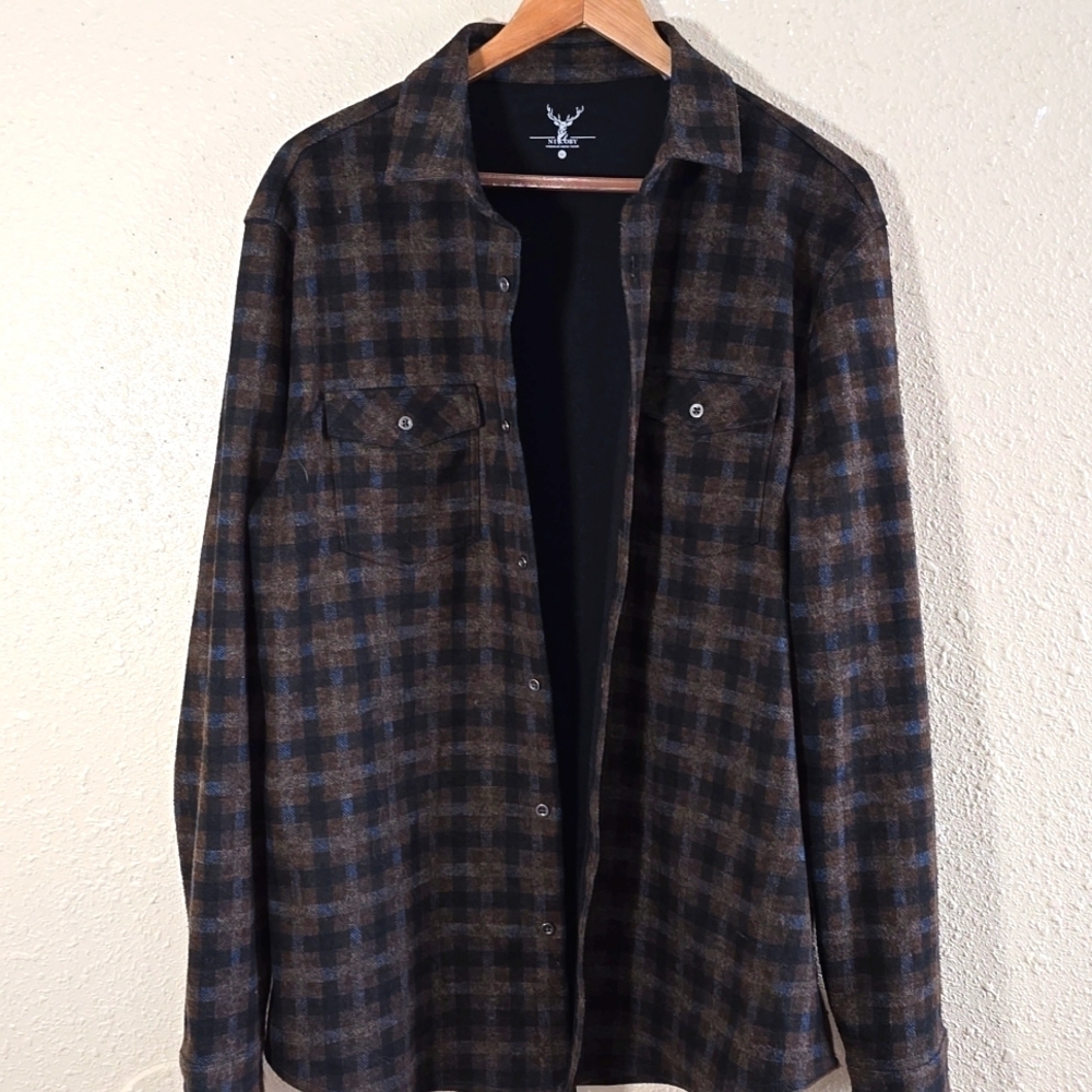 Nicoby Warm Palid Button Down Shirt